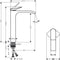 Hansgrohe Vivenis - Wastafelmengkraan - Ééngreeps bediening - 210mm - Chroom
