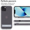 iMoshion Hoesje Geschikt voor iPhone 13 Hoesje - iMoshion Stand Backcover - Transparant