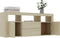vidaXL - Tv-meubel - 120x30x50 - cm - bewerkt - hout - sonoma - eikenkleurig