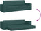 vidaXL - Vloersofa - Bed - 2-in-1 - Donkergroen - 245x150x60.5 - cm