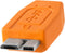 Tether Tools CU5454 - USB A naar Micro-USB B Kabel - 4,6 m - Oranje