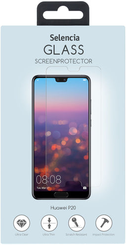 Selencia Huawei P20 - Gehard Glas Screenprotector - 9H krasbestendig