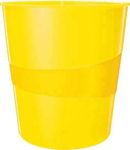 Leitz WOW Papiermand - 15 liter - Geel