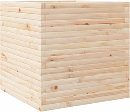 vidaXL - Plantenbak - 70x70x68,5 - cm - massief - grenenhout
