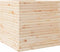 vidaXL - Plantenbak - 70x70x68,5 - cm - massief - grenenhout
