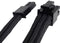 Silverstone PP07-PCIB - PCI-e Stroomkabel 8-pin en 6+2-pin - Zwart - 25cm