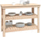vidaXL - Werkbank - 78,5x50x80 - cm - massief - grenenhout