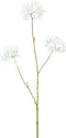 Emerald Zijden Kunstbloemen - Nep Bloemen - Scabiosa Wit 432048 - 80 cm