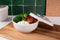 Amuse Tylla oat Life Bowl - 700ml - Lunchbox - Perfect Afsluitbare Verhouddoos - Saladebox voor onderweg - Lichtgrijs