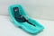 Restart Slee Kunststof - Baby Rider Slede - Hoge rugleuning - Blauw/Donkerblauw