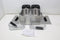 Princess 183123 - Dubbele Frituurpan - 2 x 3 liter - Koude Zone - 3600W - 2x regelbare thermostaat - RVS