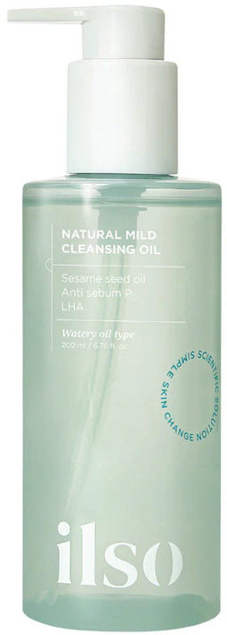 Ilso Natural Mild - Cleansing Oil - Diepe poriënreiniging en milde exfoliatie - 200 ml