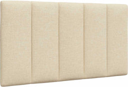 vidaXL - Hoofdbordkussen - 90 - cm - stof - crèmekleurig