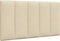 vidaXL - Hoofdbordkussen - 90 - cm - stof - crèmekleurig