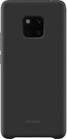 Huawei Mate 20 - Silicone Soft Case - Krasbestendig Schokbestendig - Zwart