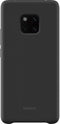 Huawei Mate 20 - Silicone Soft Case - Krasbestendig Schokbestendig - Zwart