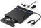 UPLY Externe DVD/CD Speler - USB-C/3.0 - Ingebouwde SD/TF-kaartlezer - Zwart-Blauw