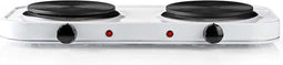 Nedis Elektrische Kookplaat – 2 kookzones – 2000W – Wit – Compact