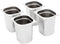 vidaXL - Gastronormbakken - 8 - st - GN - 1/6 - 200 - mm - roestvrij - staal