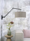 GOOD&MOJO Wandlamp Andes - Bamboe Zwart/Taupe - 95x47x55cm - Binnen Scandinavisch,Bohemian