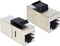 Keystone Jack CAT 6 afgeschermd 2 x RJ45 STP aansluiting - Kabelverbinder - Kabel Connector