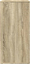 vidaXL - Dressoir - 79x38x80 - cm - bewerkt - hout - sonoma - eikenkleurig