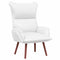 vidaXL Fauteuil - Kunstleer - 69 x 74 x 93 cm - Wit