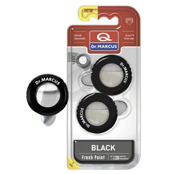 Auto luchtverfrisser Dr Marcus Fresh Point black 2,5 ml Plastic Geur 2 Onderdelen (2 Stuks)