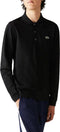 Lacoste Sport slim fit polo - poloshirt lange mouw - 100% katoen - zwart - Maat: XL