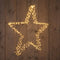 Anna's Collection - Metal 56 cmx7 cm 3D Star Black With 540Led Clas...