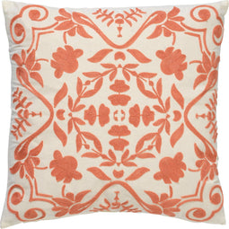 Dutch Decor MENA - Sierkussen katoen - 45x45 cm - Muted Clay - roze - Inclusief binnenkussen