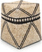 De Balinese Jagged Offermand - Naturel Zwart - M
