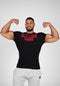 Gorilla Wear Murray T-shirt - Slim Fit - Kapmouwen - Zwart - M
