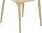 Beliani GUBBIO - Eetkamerstoel set - Beige - Kunststof