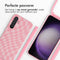 imoshion Hoesje Geschikt voor Samsung Galaxy S23 FE Hoesje Met Koord - imoshion Siliconen design hoesje met koord - Roze / Retro Pink
