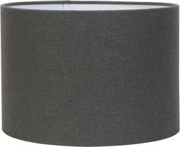 Light & Living Cilinder lampenkap Livigno - Grijs - Ø40x30cm - Modern