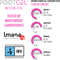 Footgel inlegzolen Ultra City Wear voor dames - Aloe Vera - Roze - 39-42