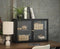 Wandkast Metaal Zwart - 2-Deurs - 2 Planken - Soft Closing - Kast Carmel - Giga Living
