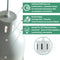 Venso EcoSolutions E27 SAGA lampenkap wit, verbeterde fotosynthese en hogere chlorofylvorming, LED groeilamp, groeilicht voor kamerplanten, groenten, bloemen