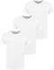 Bamboo - T-Shirt Heren - Ronde Hals - 3 Stuks - Wit - XL - Bamboe Ondershirt Heren - Extra Lang -