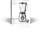 Nedis KABL350CAL - Staande blender 800 W - Glazen kan 1,5 l - Roestvrijstalen messen