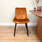 Meubel31 Riva Eetkamerstoel - Set van 2 - Velvet - Gold - 87 cm x 41 cm - 49 cm zithoogte (2 stuks)