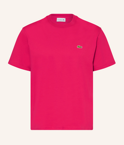 Lacoste T-shirt - Classic Fit - Ronde hals - Roze (4XL)