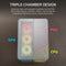 Corsair AIR 5400 LX-R - Midi Tower PC - RGB iCUE LINK - Wit