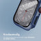 imoshion Screenprotector - Geschikt voor Apple Watch Series 7 / 8 / 9 - 41mm - Full Cover Hard Case / Beschermend Hoesje - Donkerblauw