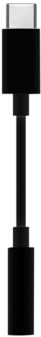 Aisens A109-0385 - USB-C naar 3.5mm audio adapter - 15 cm - Zwart