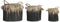 Basket spelset DKD Home Decor Koloniaal (44 x 44 x 48 cm)
