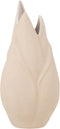 J-Line vaas Zand - keramiek - beige - small - 26 cm hoog