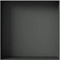 Looox Colour BoX - Inbouwnis - 30x30x10cm - RVS Zwart mat