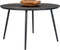 House Nordic Tuintafel Atlanta - Kunststof - Ø120cm - Zwart